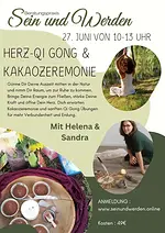 Kakaozeremonie und Qi Gong in der Natur mit Sandra Schneider & Helena