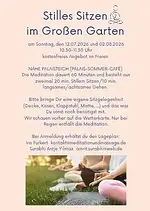 Meditation „Stilles Sitzen im Großen Garten” mit Iris Furkert & Surabhi Antje Yilmaz