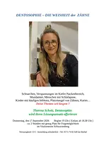 Vortrag Dentosophie – Die Weisheit der Zähne mit Theresa Scholz