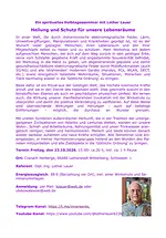 Ein spirituelles Halbtagesseminar: Heilung und Schutz für unsere Lebensräume (im Rahmen des Mutter Erde Kongress) mit Lothar Lauer
