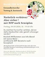 Gesundheitsreihe im Raum der Wünsche: Natürlich verhüten? Aber sicher! mit NFP nach Sensiplan® mit Louisa Maier