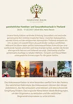 Ganzheitlicher Familien- und Gesundheitsurlaub in Thailand mit Veronika Sauer & Marianne Baum