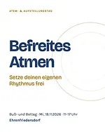 Setze deinen Rhythmus frei – Atem- & Aufstellungstag am Buß- und Bettag mit Tabea Ebert & Evelin Pöttrich