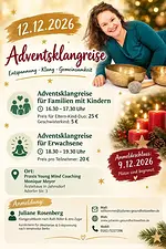 Adventsklangreise für Erwachsene – Entspannung · Klang · Gemeinsamkeit mit Juliane Rosenberg & Susann Langer