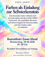 Wie wirkt das Aura-Soma Farbsystem kostenfreier Zoom mit Marianne Ullrich