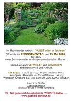 KUNST offen in Sachsen: Sommeratelier von Gabriela Schlenz mit Gabriela Schlenz