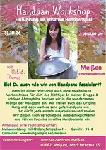 Handpan-Workshop – Einführung in das intuitive Handpanspiel mit Manuela Ina Kirchberger und Thomas Plum