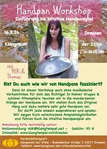 Handpan-Workshop – Einführung in das intuitive Handpanspiel mit Manuela Ina Kirchberger und Thomas Plum